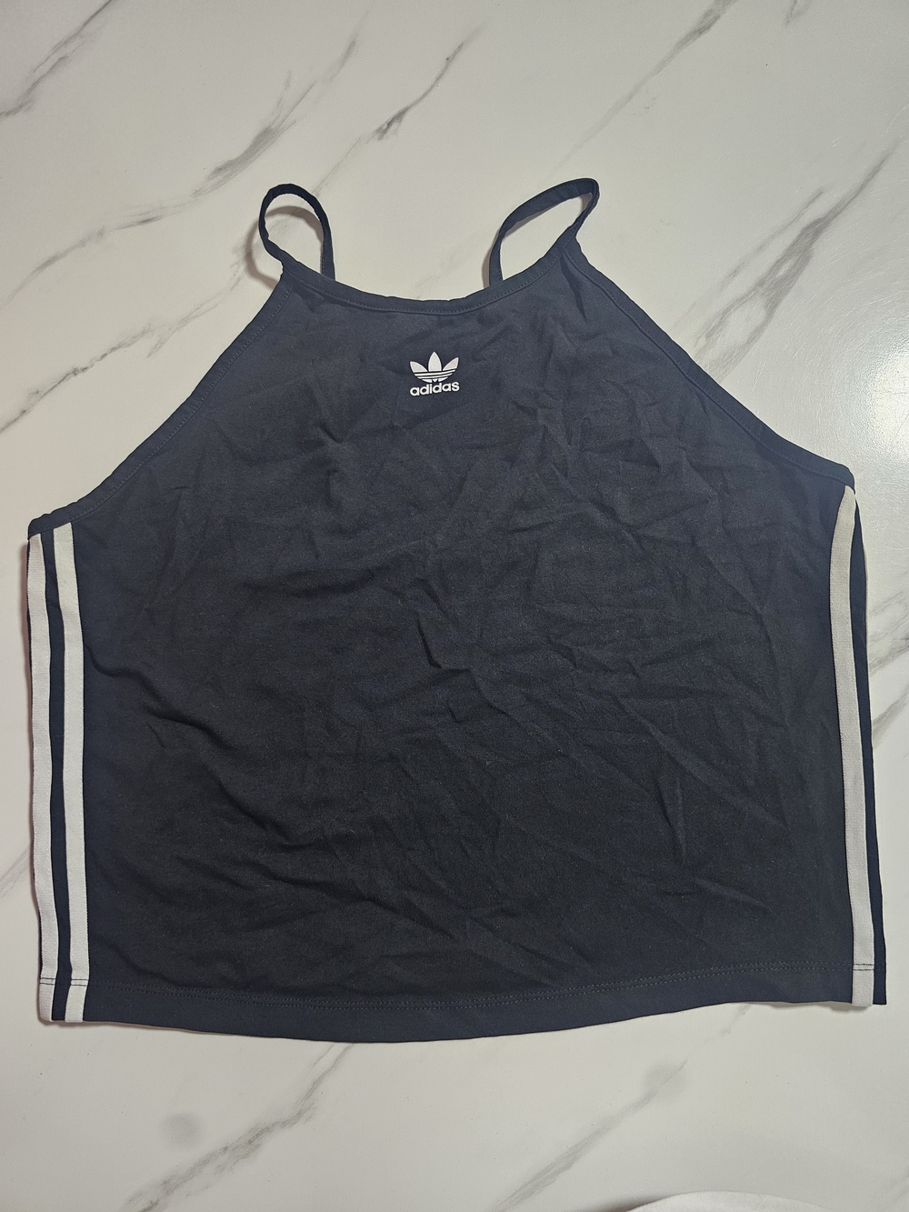 Adidas Originals Trefoil Halter Tank Top Size XL Plus